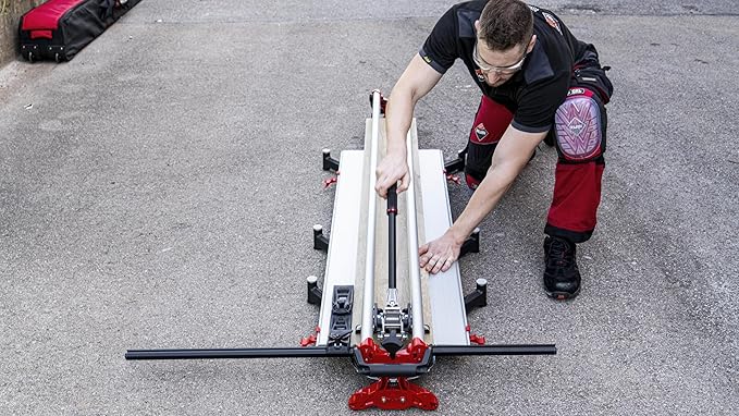 RUBI | Manuel Tile Cutter TZ -1800 | Professional Ceramic Tile Cutter Ideal For Intensive Cutting up to 70 7/8" | Robust Chassis Guides and Breaking System