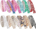 NiArt Self Adhesive Crystal Rhinestone Diamond Ribbon 12 Rolls 0.9cm Wide Total by NiArt