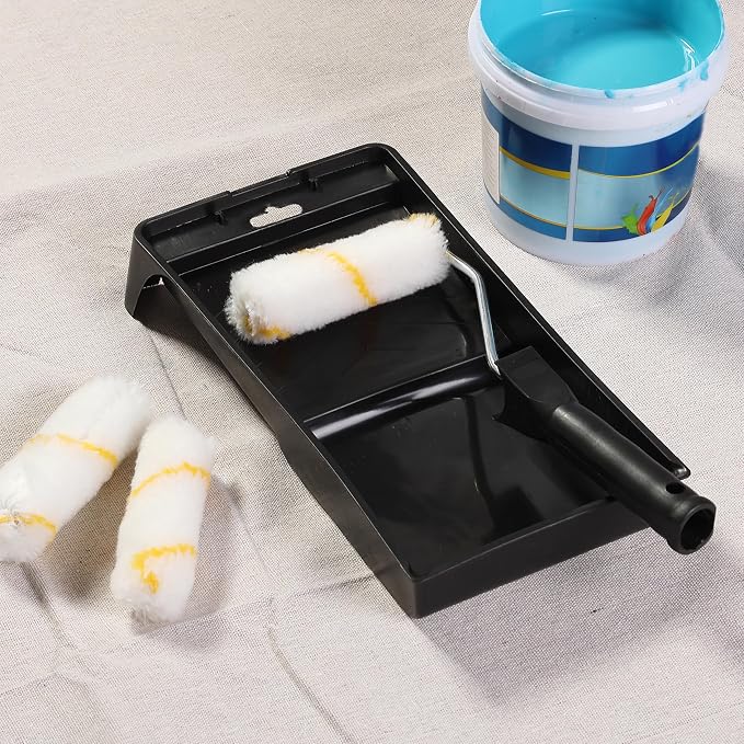 Bates- Paint Tray Set, Paint Roller Kit, 4 Inch Roller Set, Small Paint Roller - Image 8