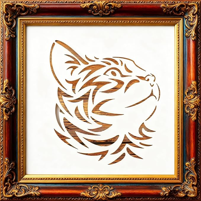 TIAMECH A4 Reusable Cool Cat Stencil - Image 4