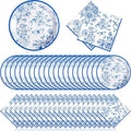 Zhehao 120 Pcs Disposable Paper Plates and Napkins Bulk Birthday Party by Zhehao