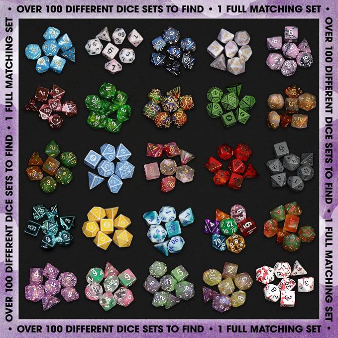 1985 Games Premium Mystery Dice, DND Dice Set, Premium RPG Dice, Suitable - Image 2