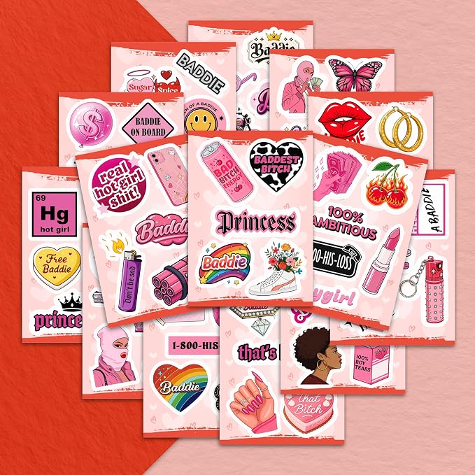100Pcs Baddie Stickers Aesthetic - Image 6