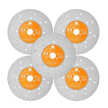 Rock Slab Grinding Disc - 3 inch Glass Cutter Disc (5pcs), Granite Cutting Disc, Diamond Grinder Wheel for Rock Slab, Stone, Tile, Marble, Granite, Glass Diamond Cutting Discs