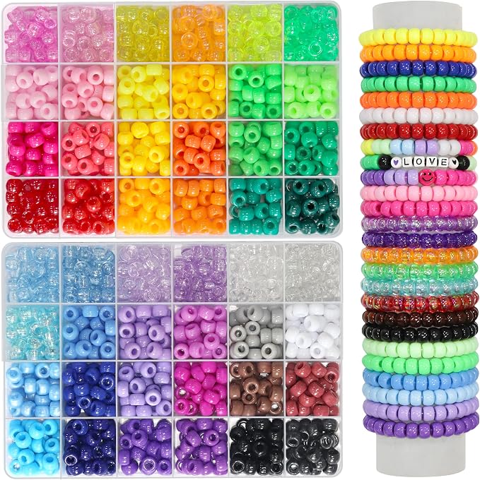 LIS HEGENSA Pony Beads Bulk, Kandi Beads - Image 2