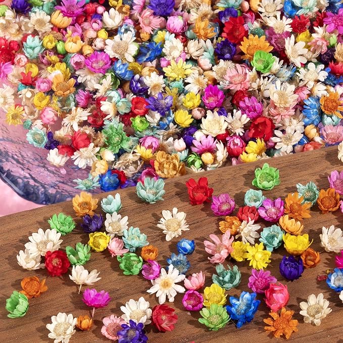 300 PCS Small Dried Flowers for Crafts by LGFMGWH