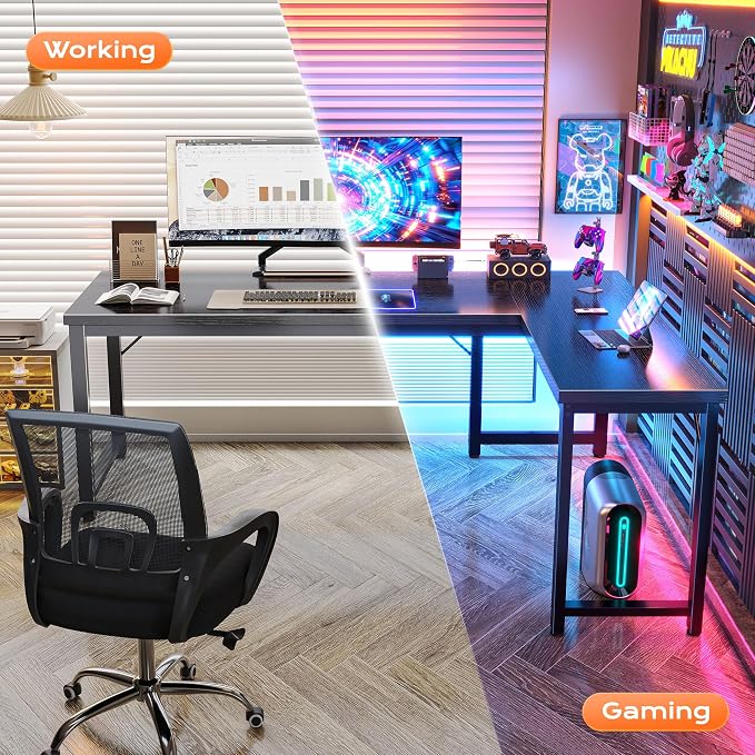 Huuger 63 Inch L Shaped Desk - Image 5