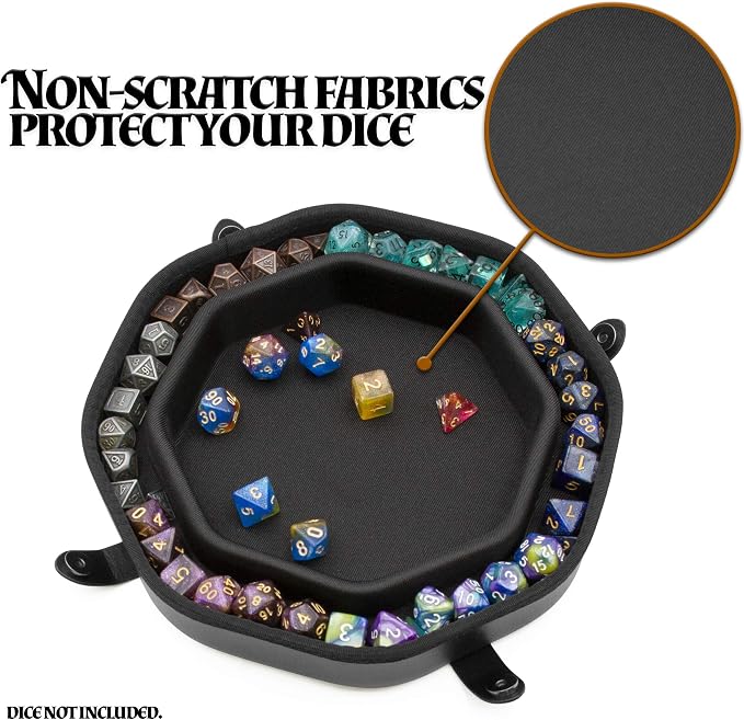 CASEMATIX Dice Tray and Dice Storage Case - Image 5