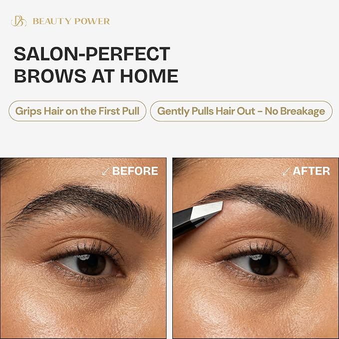 Beauty Power Tweezers for Women Facial Hair. Ultra Precision Tweezers for Women - Image 3