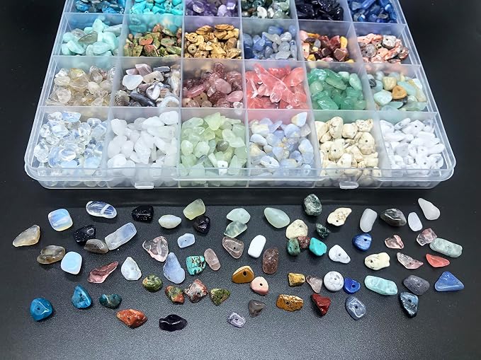 Gemstone Beads Natural Irregular Shaped Stone Chips Crystal Energy Healing Power - Image 4
