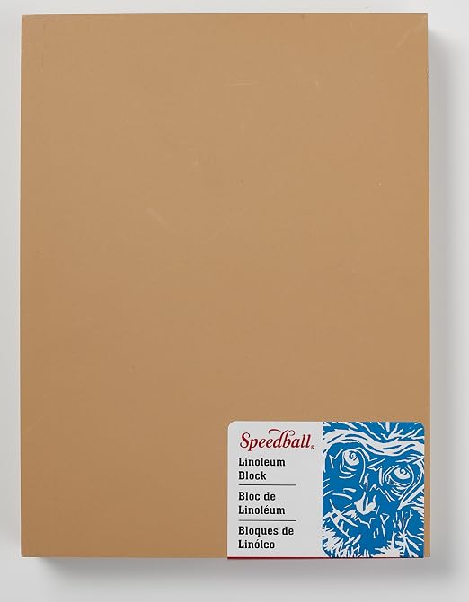 Speedball 4311 Premium Mounted Linoleum Block – Fine, Flat Surface - Image 2