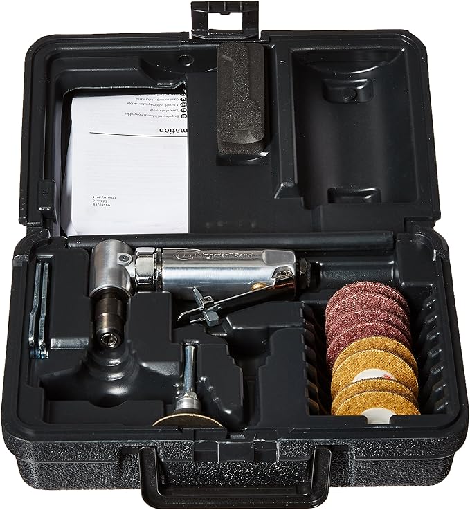 Ingersoll Rand 301B2MK Angle Die Grinder Kit, 1/4-Inch, 21,000 rpm