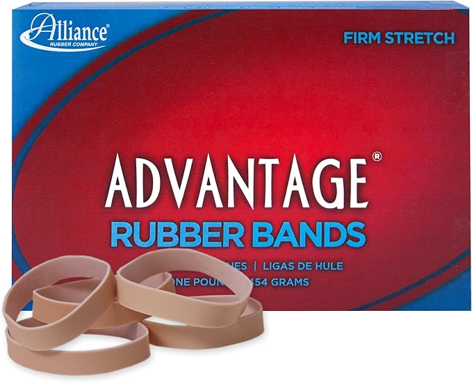Alliance Rubber 26735 Advantage Rubber Bands Size #73, 1 lb Box Contains by Unknown