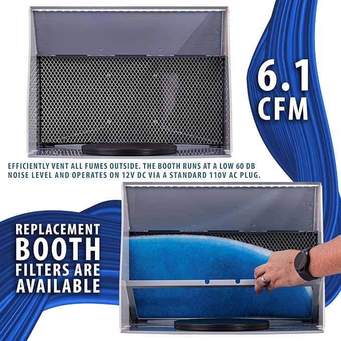 Master Airbrush Portable Airbrush Spray Booth Kit - Image 4