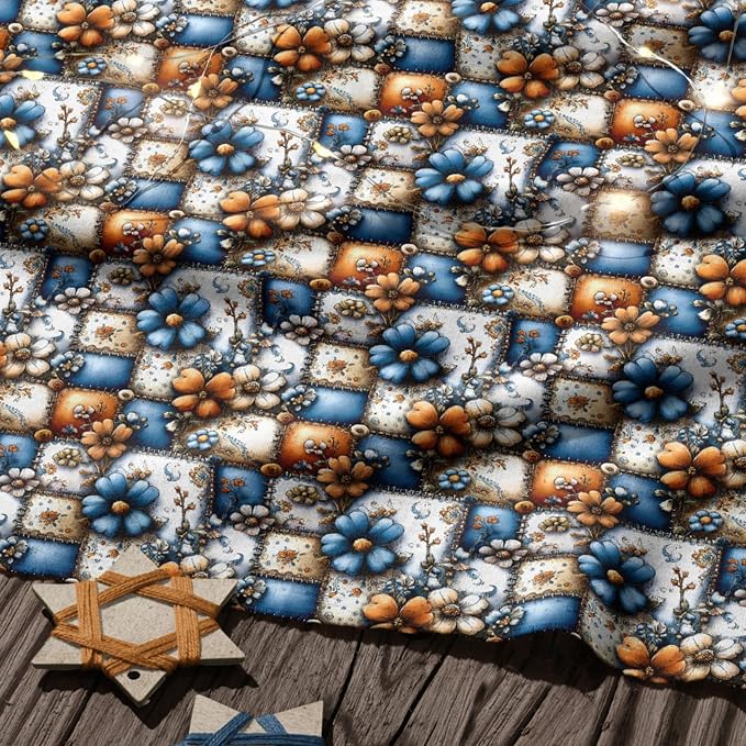 100% Cotton Fabric by the Yard – Turkish Quality Quilting & Sewing Fabric - Image 9