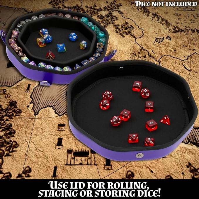 CASEMATIX Dice Tray and Dice Storage Case - Image 3