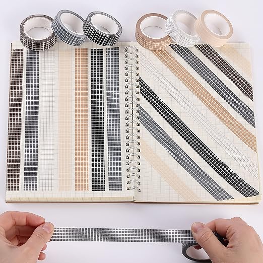 Mr. Pen- Washi Tape Set, 7 Rolls, 9 Yards/Roll | Washi Tape - Image 7