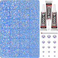 33000Pcs Light Blue Rhinestones by Worthofbest