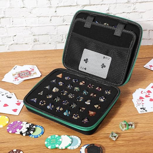 Aoriher 1 Pcs Dice Case with Removable Slotted Tray - Image 7