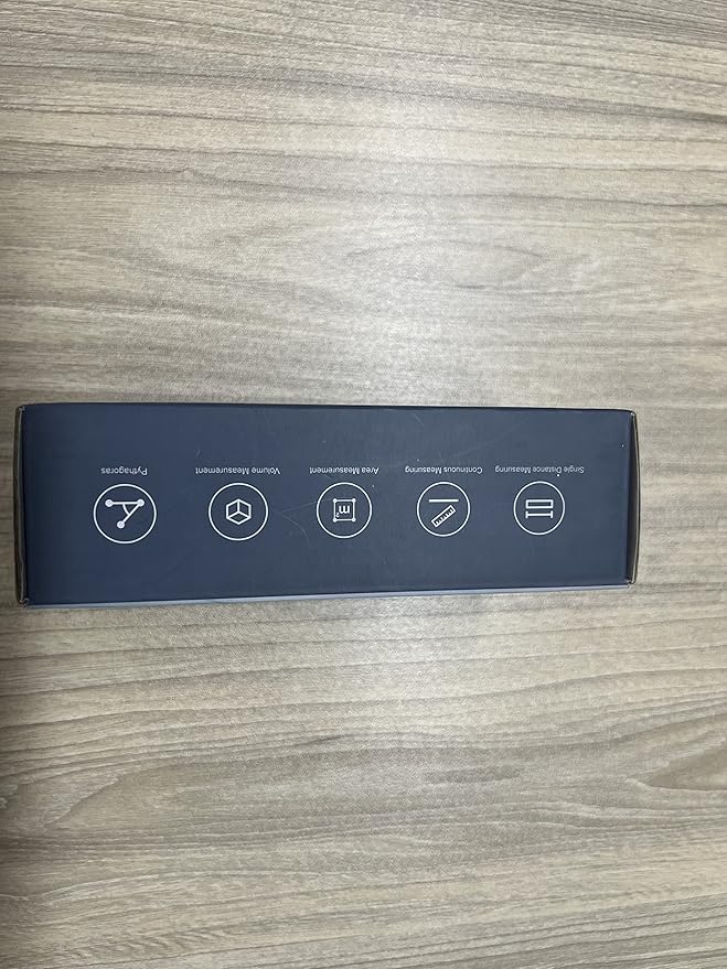 Laser Measure 328ft KEYTAPE Laser Distance Measure with Real Time, Upgraded M/in/FT/FT+in Unit Switching Backlit LCD and Pythagorean Mode, DT100 Portable Handle Digital Measurement Tool Range Finder