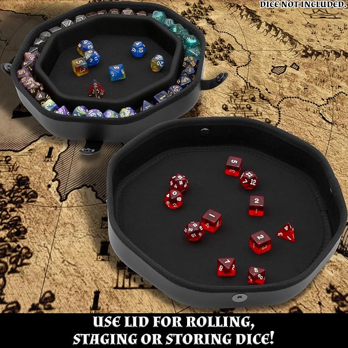 CASEMATIX Dice Tray and Dice Storage Case - Image 3