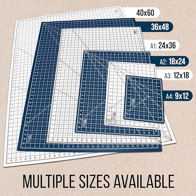 U.S. Art Supply 9" x 12" Self-Healing Cutting Mat 5-Ply - Image 5