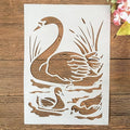 TIAMECH A4 Reusable Duck Goose Swan Stencil by TIAMECH