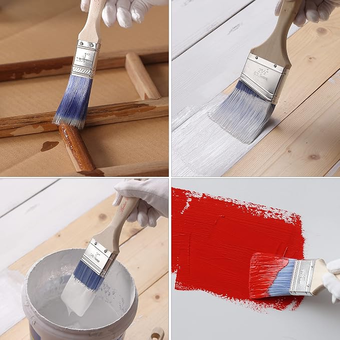 Bates 2-Inch Paint Brushes, 12 Pack - Image 6