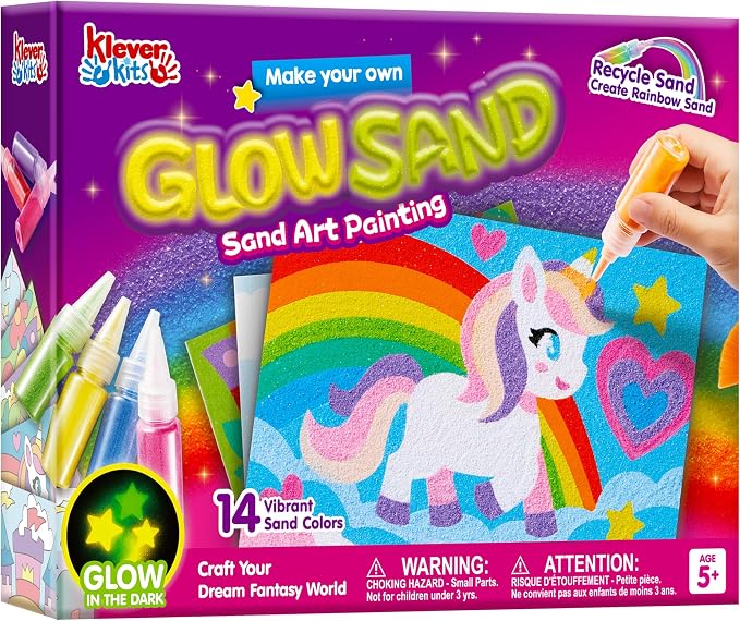 JOVA Klever Kits Glow Sand Art Kits by KleverKits
