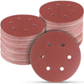 100 PCS 6 Inch Sanding Discs 320 Grit Hook and Loop Sandpaper, Round Orbital Sand Paper Discs for Sander