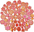 500g/1.1lb Ceramic Mosaic Tiles Mixed Shapes of Flowers, Mushrooms by Unknown