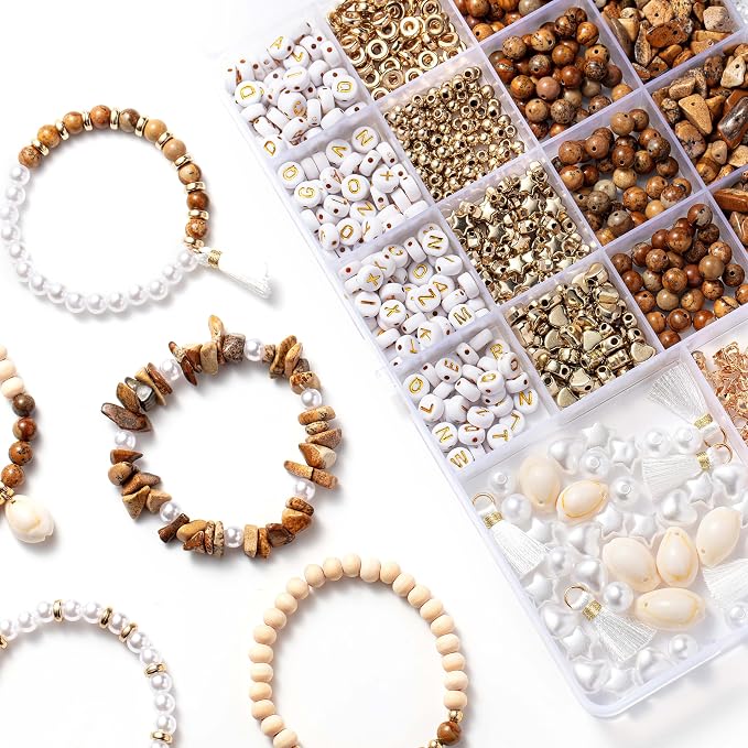 Xylise DIY Jewelry Making Kit, 1000+ Beads - Image 4