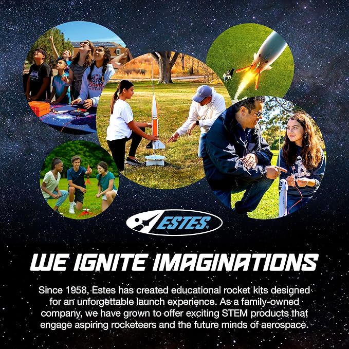 Estes 1469 Tandem X Rocket-Building Kit, Beginner Flying-Rocket Model Kit - Image 7