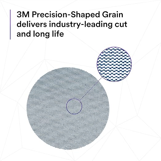 3M Xtract Net Disc 310W, 220+, 5 in, Die 500X, Pack of 50 Hook and Loop Sanding Discs, Virtually Dust-Free, Value Option for Metal, Wood, Composites, Stock Removal, and Fine Finishing