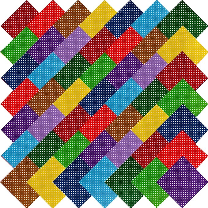 4"x4" 200pcs Cotton Fabric Squares by newamishquilt