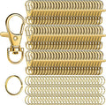 LEOBRO 160PCS Lobster Claw Clasps and Key Rings, Key Chains, Jewelry Making by LEOBRO