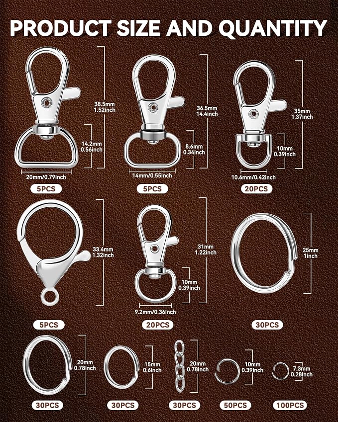 325PCS FIVEIZERO Keychain Making Kit - Image 2