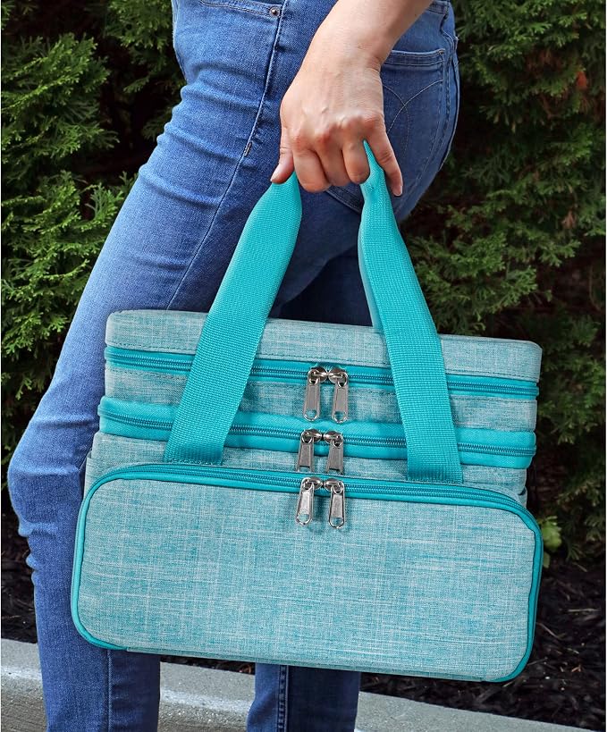 SINGER Sewing Accessories Organizer – Double Layer Portable Sewing Storage Bag - Image 8
