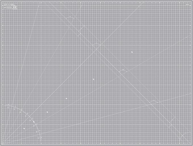 Elan Cutting Mat A0 Gray, Extra Large Self Healing Cutting Mat 36 x 48 Inch by Elan