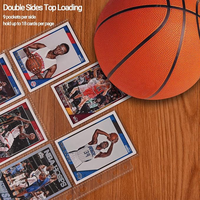 ABLY 900 Pocket Double Sided Card Sleeves, - Image 2