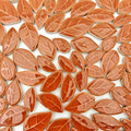 500g/1.1lb Leaf-Shaped Ceramic Mosaic Tiles, Ceramic Mosaic Pieces by Unknown