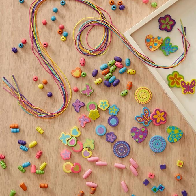 Melissa & Doug Created by Me! Bead Bouquet Deluxe Wooden Bead Set - Image 9