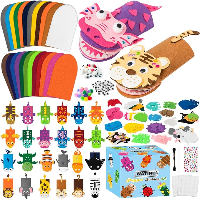 WATINC 24Pcs Hand Puppet Making Kit by WATINC