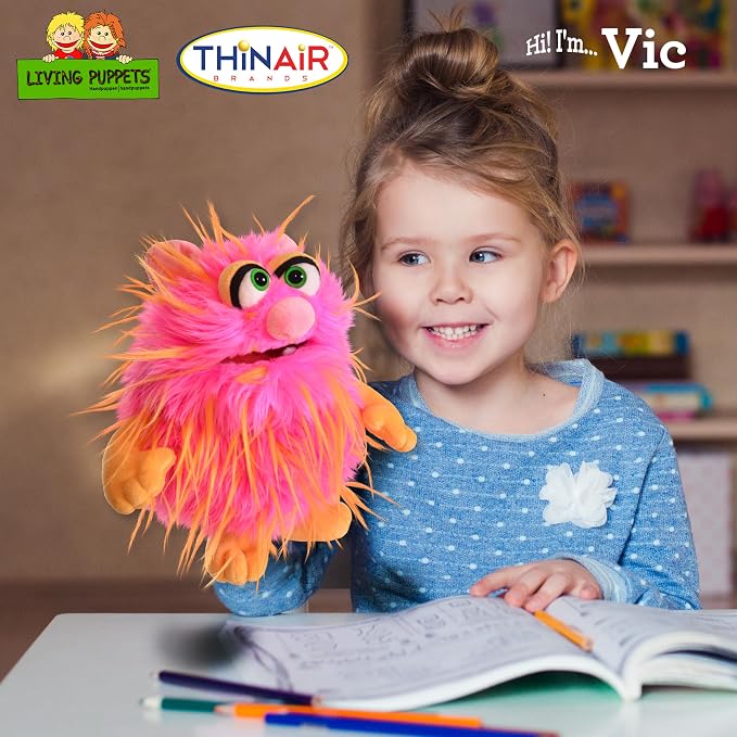 Living Puppets 9-Inch Plush Friendly Monster Hand Puppet - Image 2