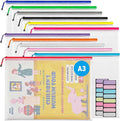 JARLINK A3 Mesh Zipper Pouch, Extra Large Waterproof File Bags, Board Games by JARLINK