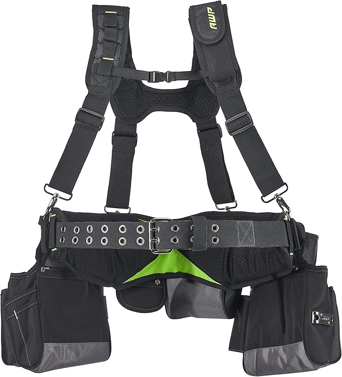 AWP Tool Belt, Tool Rig, Durable, Premium Tool Belt Organizer