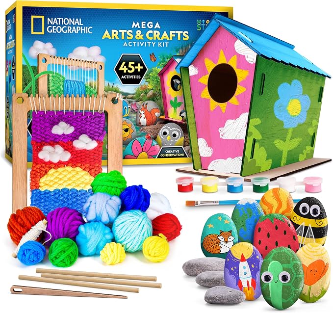 NATIONAL GEOGRAPHIC Mega Arts & Crafts Activity Kit by BlueMarbleToys