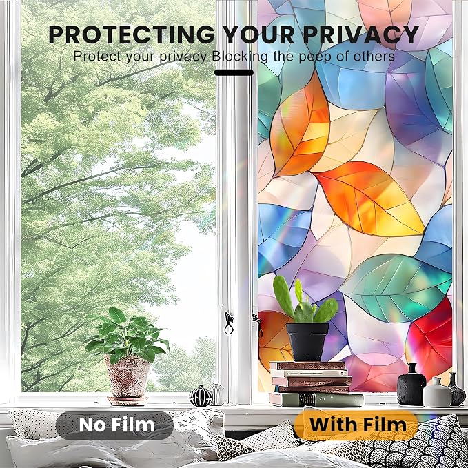 Stained Glass Window Privacy Film Static Cling - Image 5