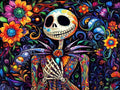 Halloween Diamond Art for Adults, Skullhead Jack Diamond Art Painting Kits for by MeothanDiamondPainting