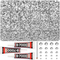 31000Pcs Silver Clear Rhinestones by Worthofbest